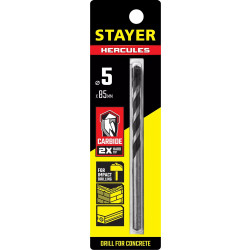 2915-085-05_z01 STAYER HERCULES 5 x 85 мм сверло по бетону PROFESSIONAL