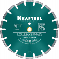 36687-300 LASER-ASPHALT 300 мм, диск алмазный отрезной по асфальту, KRAFTOOL