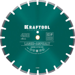 36687-400 LASER-ASPHALT 400 мм, диск алмазный отрезной по асфальту, KRAFTOOL