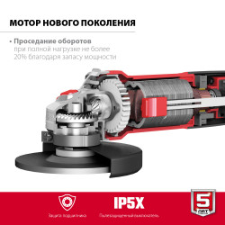 УШМ-125-1005 Угловая шлифмашина ЗУБР 125 мм, 1000 Вт