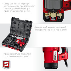 ПВ-32-1500 ЭВ ЗУБР 1500 Вт, 32 мм, перфоратор SDS Plus