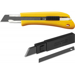 OL-BN-AL/BB/10BB Нож OLFA с выдвижным лезвием, с автофиксатором, 18 мм, в комплекте с лезвиями 10 шт