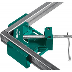 32202 Мощная алюминиевая угловая струбцина KRAFTOOL AC-80 две опорные поверхности по 88 мм, глубина зажима 70 мм