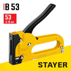 3145_z02 STAYER B-53 степлер стальной, тип 53