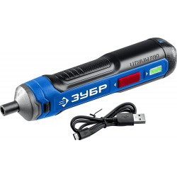 PSD-4 Аккумуляторная отвертка ЗУБР ZUBR GO 4 Vmax, Профессионал