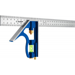 3436_z02 ЗУБР 300 мм Комбинированный многофункциональный угольник. Серия Профессионал.
