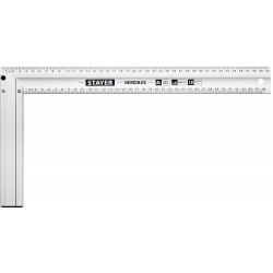 3432-40 STAYER HERCULES 400 мм жесткий столярный угольник с усиленным алюминиевым полотном