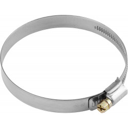 37822-100-120-50 Хомуты НХ-12Н, нерж. сталь, накатная лента 12 мм, 100-120 мм, 50 шт, ЗУБР Профессионал