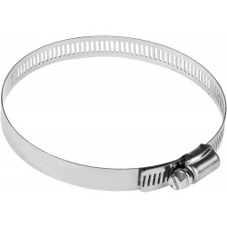 37815-091-114-50 Хомуты НХ-12П, нерж. сталь, просечная лента 12.7 мм, 91-114 мм, 50 шт, ЗУБР Профессионал