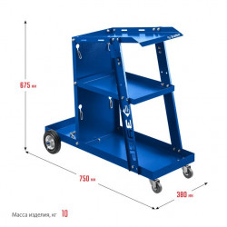 38915 Тележка для сварочных аппаратов ЗУБР, универсальная. Профи.