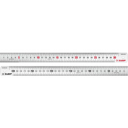 34280-030 Усиленная нержавеющая линейка ЗУБР Про-30, 0,30 м