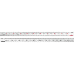 34280-050 Усиленная нержавеющая линейка ЗУБР Про-50, 0,50 м