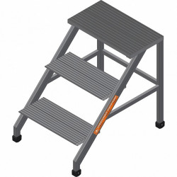 ПА-3 (45-М2) Подмости (подставки) алюминиевые (H=0,75 м) (Алюм.конструкции)