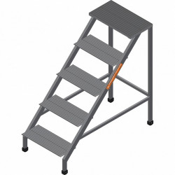 ПА-5 (45-М2) Подмости (подставки) алюминиевые (H=1,25 м) (Алюм.конструкции)