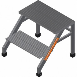 ПА-2 (45-М2) Подмости (подставки) алюминиевые (H=0,5 м) (Алюм.конструкции)