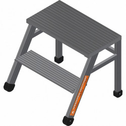 ПА-2 (60-М) Подмости (подставки) алюминиевые (H=0,5 м) (Алюм.конструкции)