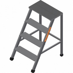 ПА-4 (60-М) Подмости (подставки) алюминиевые (H=1,0 м) (Алюм.конструкции)