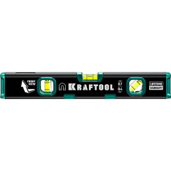 34784 Kraftool 300 мм, компактный магнитный уровень с зеркальным глазком