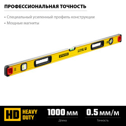 3480-100 STAYER PROFESSIONAL 1000 мм уровень магнитный с двумя фрезерованными поверхностями