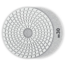 29866-030 ЗУБР 100мм №30 алмазный гибкий шлифовальный круг (Черепашка) для мокрого шлифования