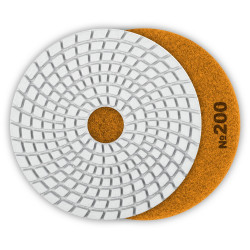 29866-200 ЗУБР 100мм №200 алмазный гибкий шлифовальный круг (Черепашка) для мокрого шлифования