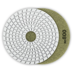 29866-800 ЗУБР 100мм №800 алмазный гибкий шлифовальный круг (Черепашка) для мокрого шлифования