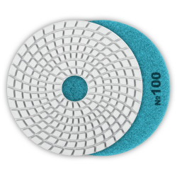 29867-100 ЗУБР 125мм №100 алмазный гибкий шлифовальный круг (Черепашка) для мокрого шлифования