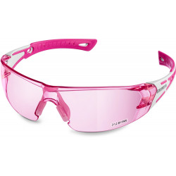 11059 Защитные розовые очки GRINDA GR-7 двухкомпонентные дужки, открытого типа