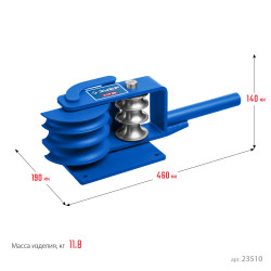 23510 Станок трубогибочный ручной ЗУБР СТР1