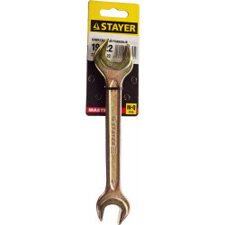27038-19-22 Ключ STAYER ''MASTER'' гаечный рожковый, 19х22мм