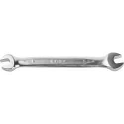 27027-06-07 Ключ ЗУБР ''ПРОФИ'' гаечный рожковый, Cr-V сталь, хромированный, 6х7мм