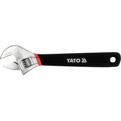 YT-21650 Ключ разводной с ПВХ ручкой 150мм, губки до 19,3мм 