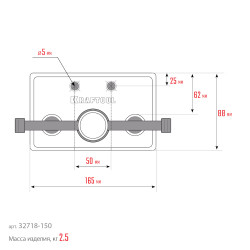 32718-150 Столярные тиски KRAFTOOL 150 мм