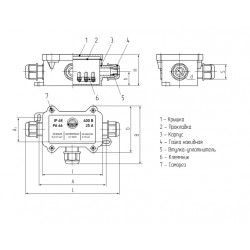 89510 Коробка распределительная герметичная MG Box S-3 IP68 (Fortisflex)