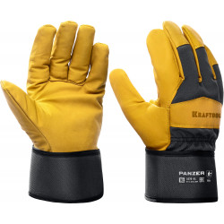 11320-XL Комбинированные кожаные перчатки KRAFTOOL PANZER XL, от мех. воздействий