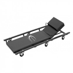 RF-TR6452 BIG Лежак подкатной на 6-ти колесах с регулируемым подголовником (425х125мм) RockFORCE