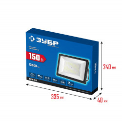 57141-150 Светодиодный прожектор Профессионал ЗУБР ПСК-150, 150 Вт, 6500К IP65