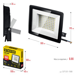 57131-100_z03 Светодиодный прожектор LED-MAX STAYER 100Вт