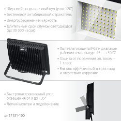 57131-100_z03 Светодиодный прожектор LED-MAX STAYER 100Вт