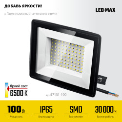 57131-100_z03 Светодиодный прожектор LED-MAX STAYER 100Вт