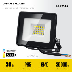 57131-30_z03 Светодиодный прожектор LED-MAX STAYER 30Вт