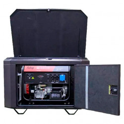 858857 Дизельный генератор AMO ADG 6000EF3 + кожух для генератора 1200-Optimal (тихий)