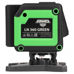 851674 Лазерный уровень AMO LN 360 Green с зеленым лучом