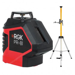 778848 Комплект: лазерный уровень RGK PR-81 + штанга-упор RGK CG-2