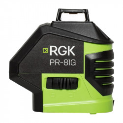 778749 Комплект: лазерный уровень RGK PR-81G + штанга-упор