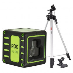752831 Комплект: лазерный уровень RGK ML-31G + штатив RGK F170 кронштейн RGK K-5