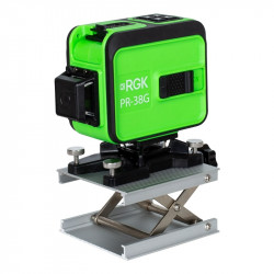 753036 Комплект: лазерный уровень RGK PR-38G + штатив RGK F170 приемник RGK LD-9 рейка RGK LR-2