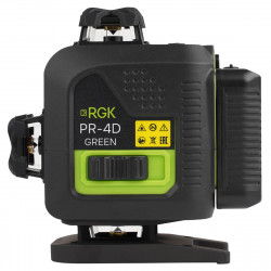 756839 Лазерный уровень RGK PR-4D Green с зеленым лучом
