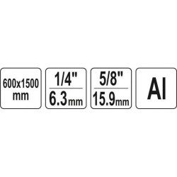 YT-30451 Опорный алюминиевый штатив 0,6-1,5м., 1/4