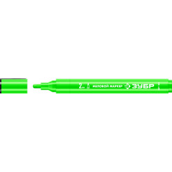 06332-4 ЗУБР ММ-400, зеленый, 2 мм, круглый, маркер меловой, ПРОФЕССИОНАЛ